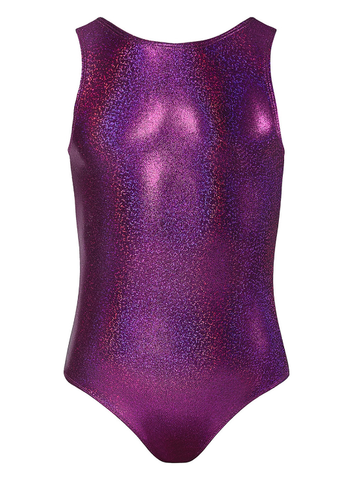 Asymmetrical Boat Neck Leotard - Child