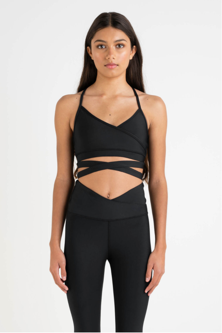 Ballet  Wrap Crop Top