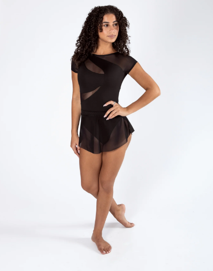 Natalia Mesh Split Skirt - Adult