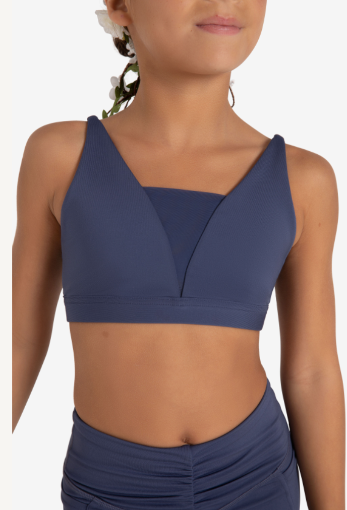 Iris Mesh Crop Top - Child