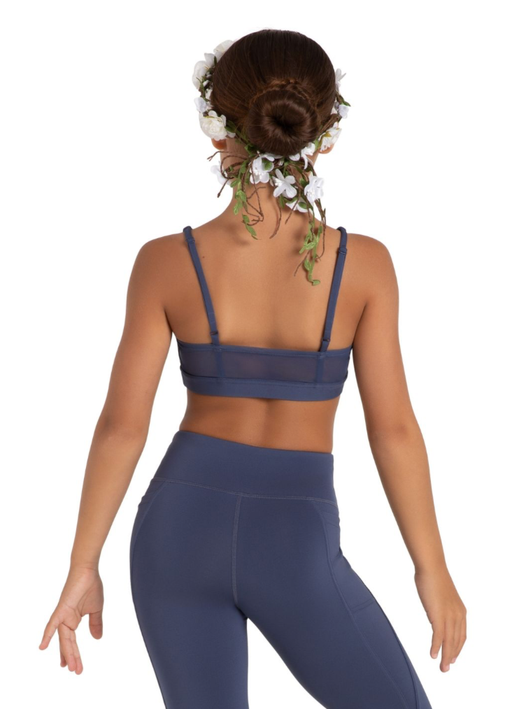 Iris Mesh Crop Top - Child