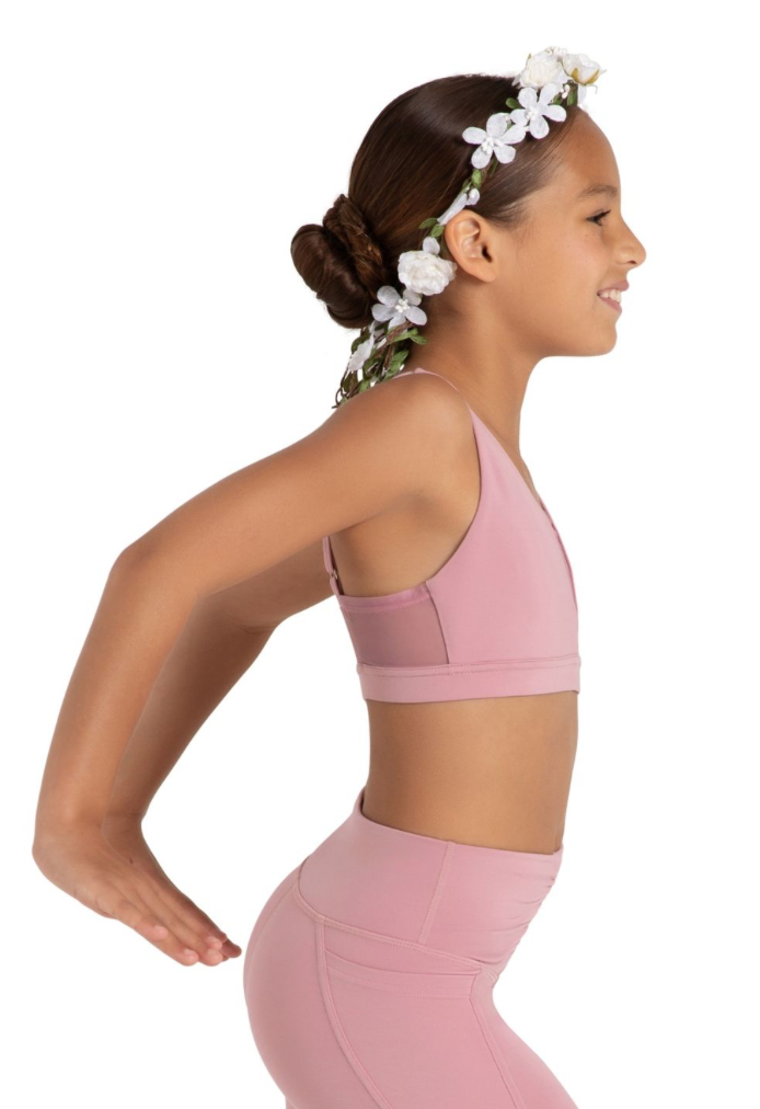 Iris Mesh Crop Top - Child