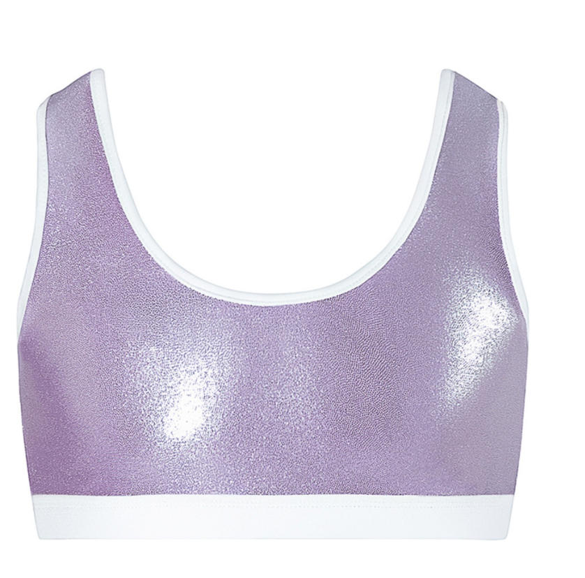 Metallic Ava Crop Top - Child