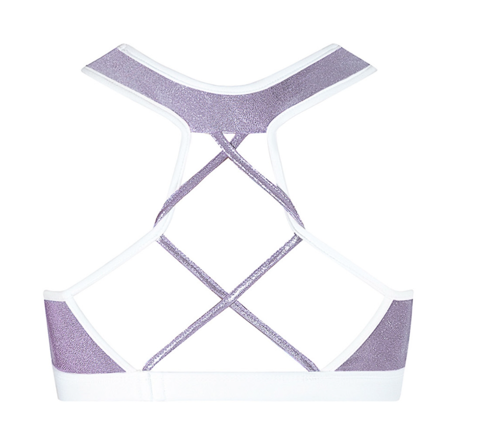 Metallic Ava Crop Top - Child