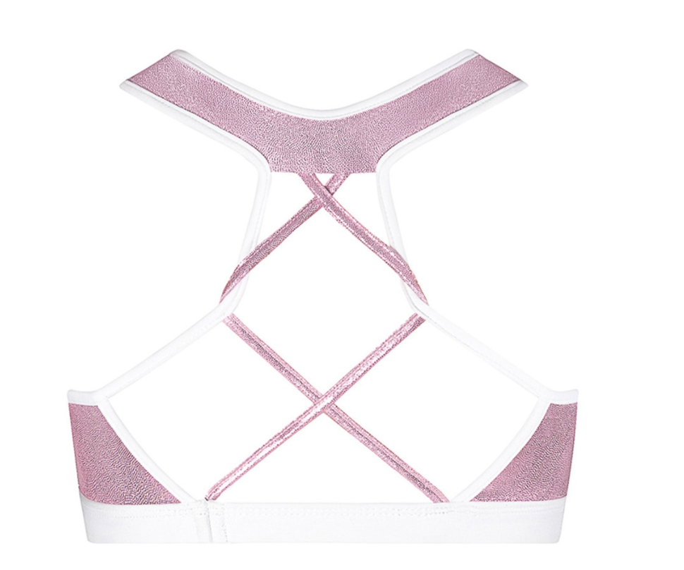 Metallic Ava Crop Top - Child