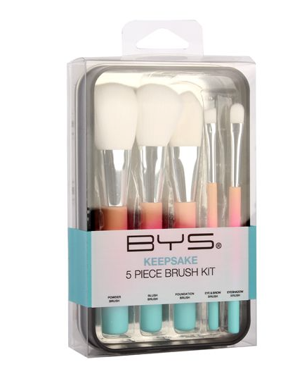 Make up Brushes in Keepsake Tin