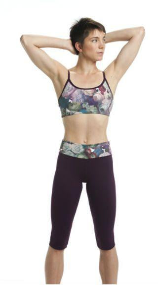 Capri Pants with Antique Rose