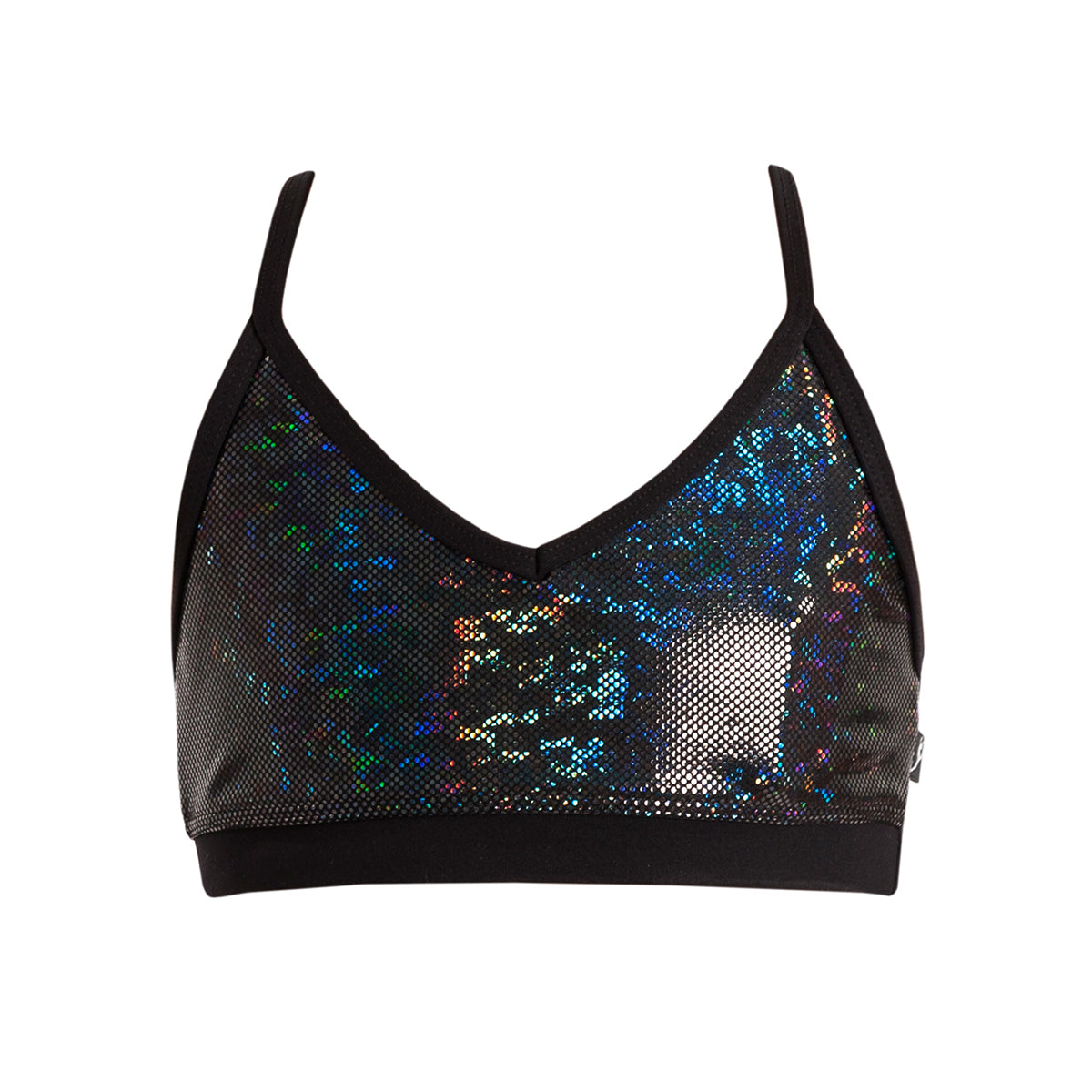 Metallic Detailed Crop Top Girls