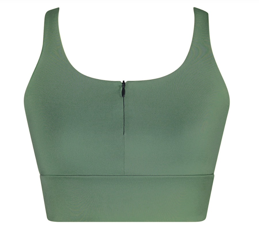 Elysia Zip Crop Top Adult - Botanica