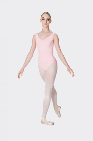 Asymmetrical Boat Neck Leotard - Child