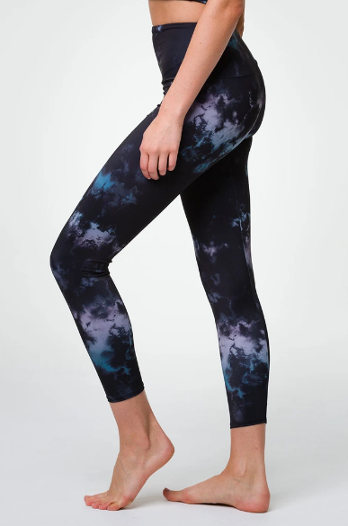 High Rise Midi Legging - Night Swim