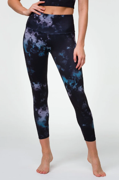 High Rise Midi Legging - Night Swim