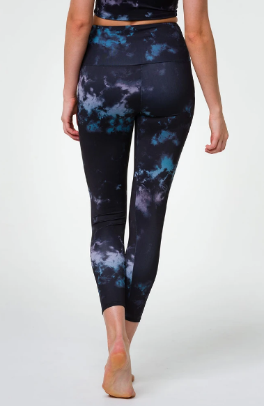 High Rise Midi Legging - Night Swim