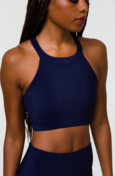 High Neck Crop Top