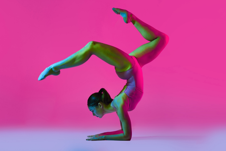 Base Acro Stretch Canvas Acro Shoe - Child