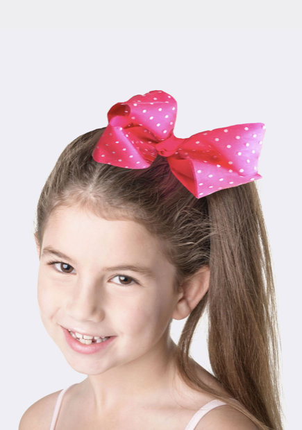 Spotty Bow Clip