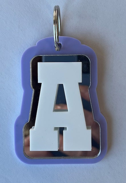 Initial Keyring Acrylic