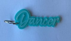 Acrylic "Dancer"  Keyring