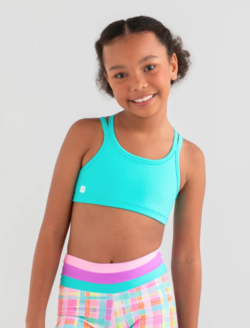 Angelica Crop Top- Caribbean