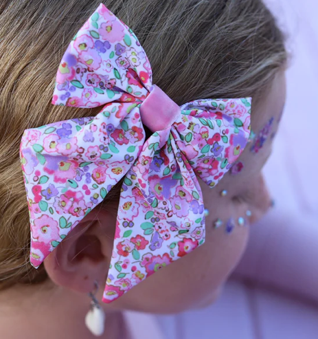 Petite Fleur Bow Hair Clip