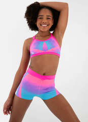 Cindy Rainbow Crop Top