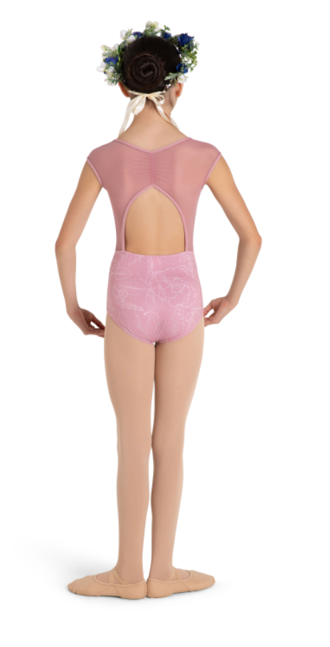 Daisy Cap Sleeve Leotard - Child