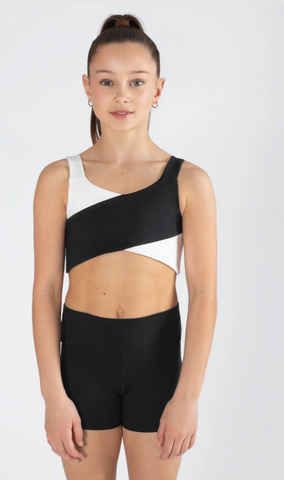Metallic Ava Crop Top - Child