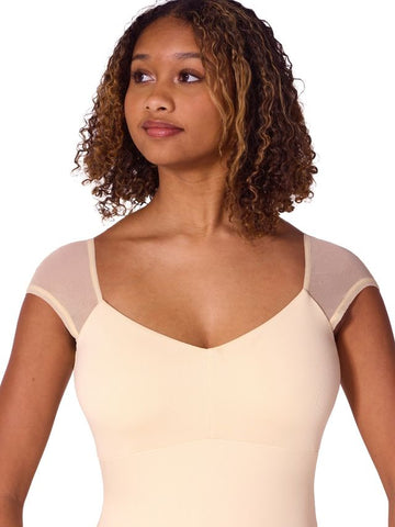 Deep Neck Clear Back Bra