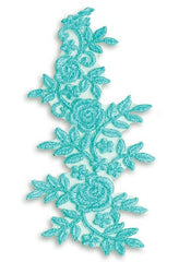 Metallic Floral Applique