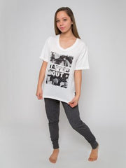 Tapped Out Oversized Tee Adult