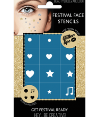 Festival Face Stencils