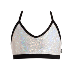 Metallic Detailed Crop Top Girls