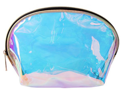 Cosmetic Bag Shell Shape Clear AB