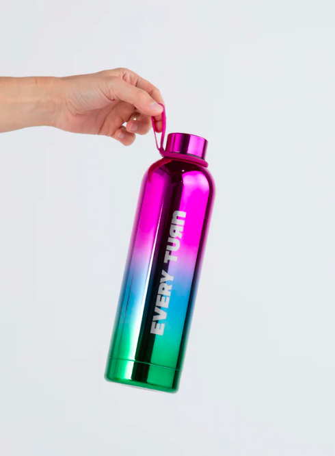 Rainbow Chrome Water Bottle