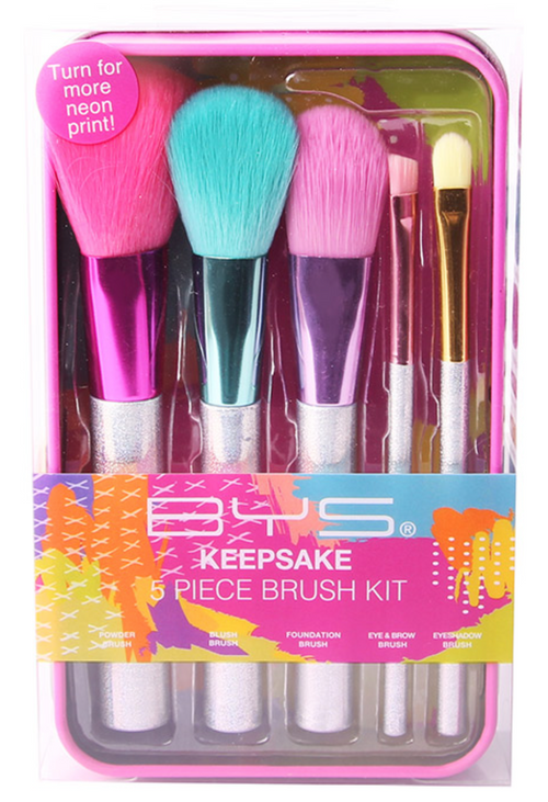 Make up Brushes in Keepsake Tin