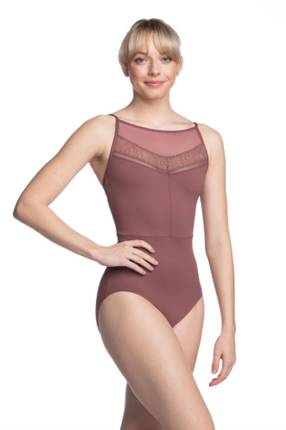 Mesh Back Cami Leo - Adult
