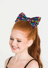 Sequin Hair Bow - Small