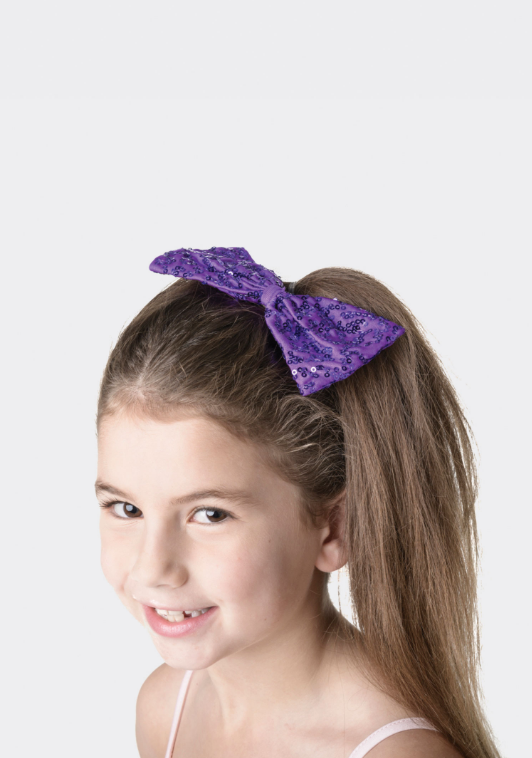 Sequin Hair Bow - Small