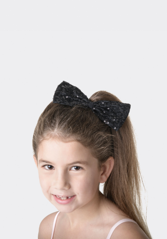 Sequin Hair Bow - Small