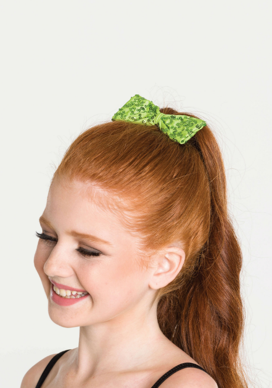 Sequin Hair Bow - Small