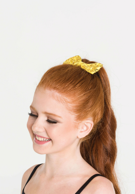 Sequin Hair Bow - Small