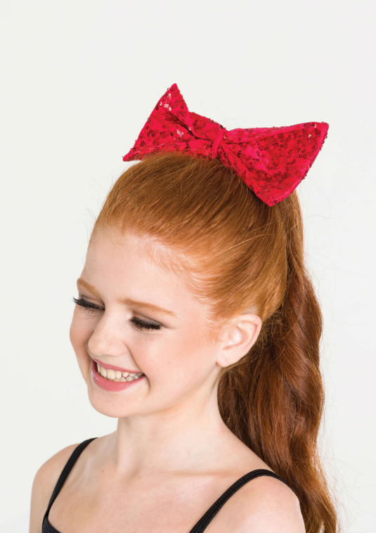 Sequin Hair Bow - Small