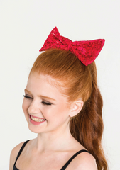 Sequin Hair Bow - Small