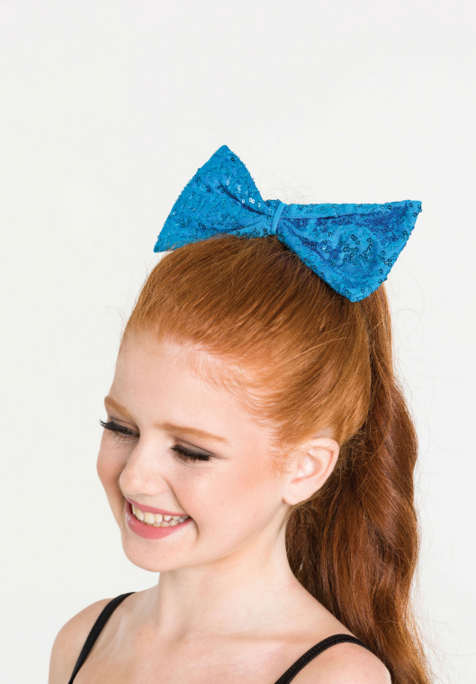 Sequin Hair Bow - Small